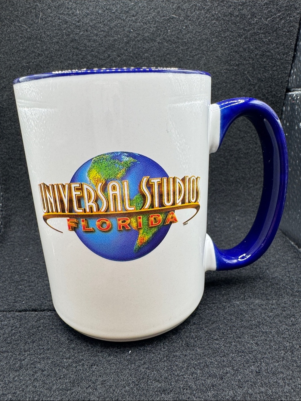 Universal Two-Tone White and Blue Universal Studios Florida Mug